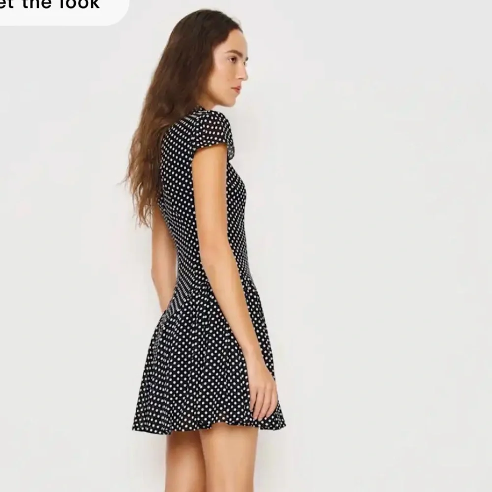 Maven Mini Dress in Caviar Dot - Picture 2 of 3